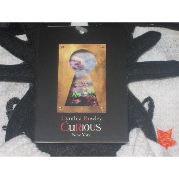 Cynthia Rowely Curious Halloween Embroidered Kitchen HANGING Towel Spider HTF - Picture 6 of 8